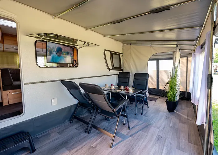 Gemuetliche Mit Top-ausstatung Und Vorzelt Im Heide Apartman *